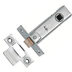 64mm Tubular Mortice Latch Polished Nickel