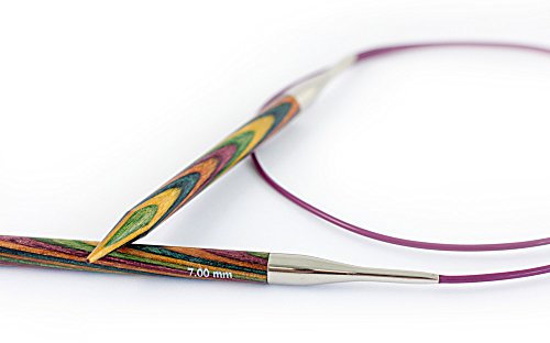 KnitPro Symfonie Rundstricknadeln 60 cm, mehrfarbig, 6.50