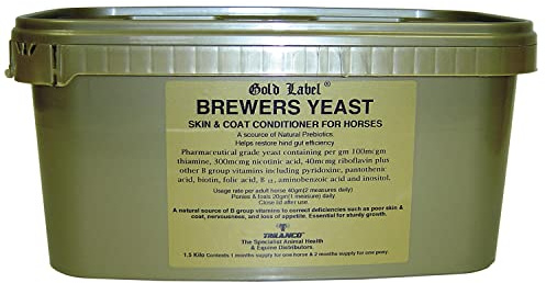 Gold Label Brewers Yeast skin & coat conditioner for horses 1.5kg