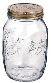 Bormioli Quattro Stagioni Bocaux à conserves 1 Litre Lot de 12