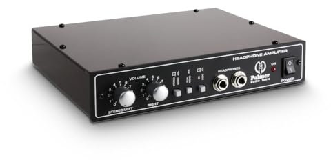 Palmer HDA 02 - Referenz Kopfhörerverstärker mit 3 Modi: Stereo, Mono und Dual Mono, 1- Kanal, schwarz