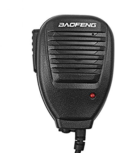 Baofeng BF-S112 Micrófono con altavoz para Baofeng GT-5R/BF-88ST PRO/GT-22/UV-5R/UV-5RE/UV-5R Plus/GT-1/GT-3/GT-3TP/GT-5/GT-5TP/H-777/888S