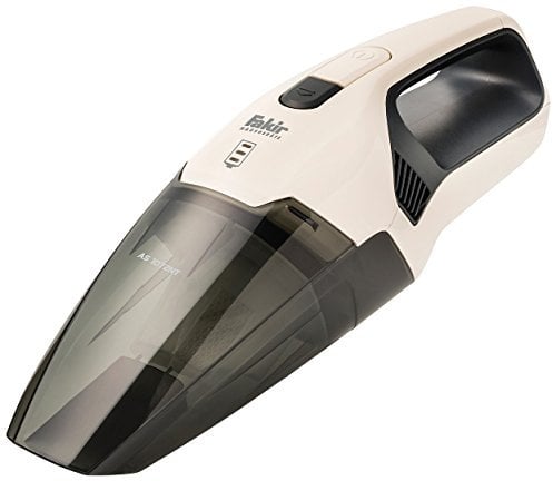 Fakir AS 1072 LNT Handstaubsauger Akku Kabellos, Nass & Trockenfunktion 7.4V Akku 23 Minuten Betriebsdauer Großer Staubbehälter für Schmutz & Flüssigkeiten Waschbarer Filter Autostaubsauger