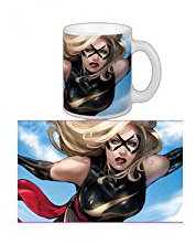 Sémic - SMUG098 - Mug à l'Effigie de Miss Marvel - Héroïne des Comics Marvel - Blanc