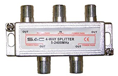 SAC Electronics SAC 4 Way Indoor Splitter (5-2400MHz)