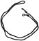 SPORTS WORLD VISION 4 x Spec Schwarz Anti-Rutsch-Nylon-Brillenketten-Umhängeband, Brillenband für Brillen, Brillenketten-Lanyard-Umhängeband, Sonnenbrillen-Umhängebandhalter