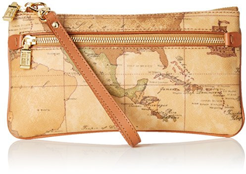 Alviero Martini M026, Pochette con polsiera Donna, Naturale, 1x13x24 cm