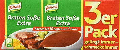 Knorr Braten Soße Extra 3 x 250 ml, 15er Pack