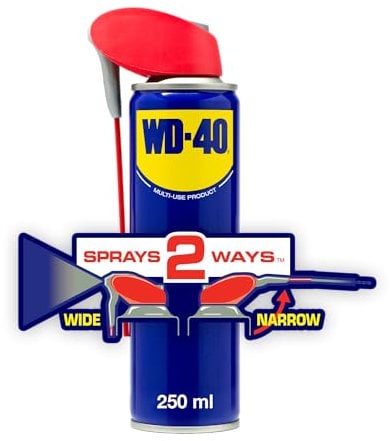 WD-40 Smart Straw 44783 - Spray lubrificante con beccuccio a cannuccia, 250 ml
