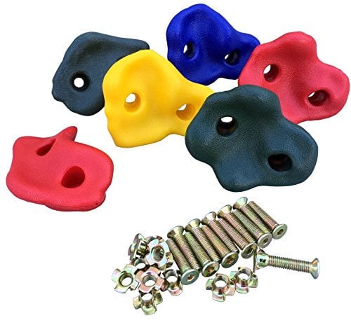 Loggyland Pierres pour Escalade pour Mur d'escalade, 6er-Set I pour Mur d'escalade
