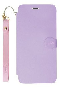 UNIQ Lissesuit 'Lolita' Klappetui, für iPhone 5, mit Aufstellfunktion, Lilac Dream (Zartlila)
