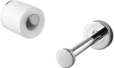 Haceka, Kosmos Chrom, Bad Accessoires, Reserverollenhalter, Reserverollen Halterung, Chrom glänzend, 1125499