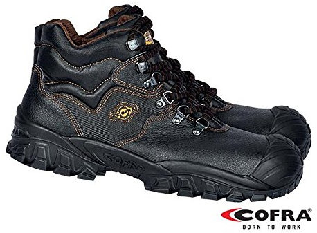 Stivaletto Cofra S3 New Reno K Bau, antistatico, suola Duo-PU antiscivolo, nero, taglia 41