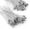 Skyllc® 50X Clous Aiguilles en Métal Fleur 55mm Couleur Argenté