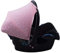 JYOKO KIDS Sonnenverdeck kompatibel mit Maxi-Cosi Cabriofix Gruppe 0 (Pink Sparkles)