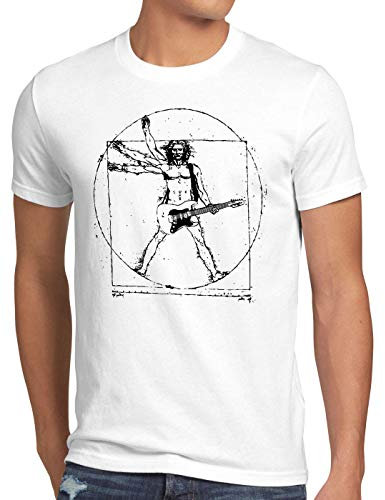 style3 Vinci Rock Herren T-Shirt Musik Festival, Größe:XXL, Farbe:Weiß