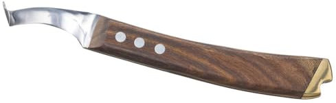 Tough 1 Professional Curved Hoof Knife w/Brass End