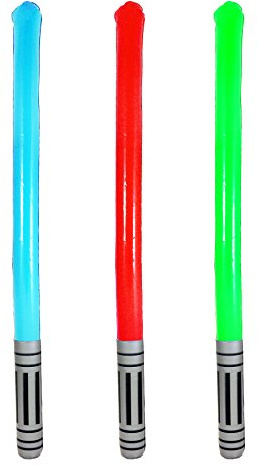HENBRANDT Aufblasbarer LightSabre Stick Lichtschwert Prop Star Fancy Dress Wars