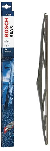 Escobilla limpiaparabrisas Bosch Rear H502, Longitud: 500mm – 1 escobilla limpiaparabrisas para la ventana trasera