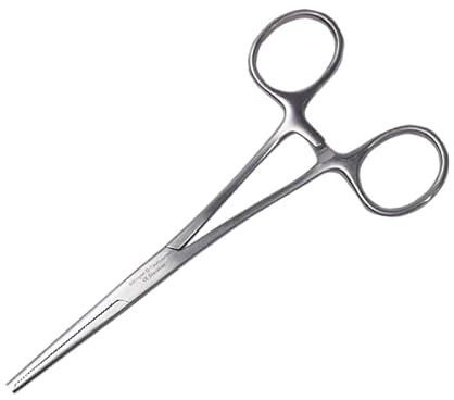 Peanklemme Schlauchklemme 14 cm gerieft
