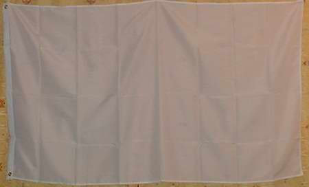 Weiße Flagge Großformat 250 x 150 cm wetterfest Fahne