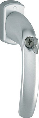 HOPPE Fenstergriff duraplus New York in Aluminium natur /abschliessbar/ (mit TBT1)