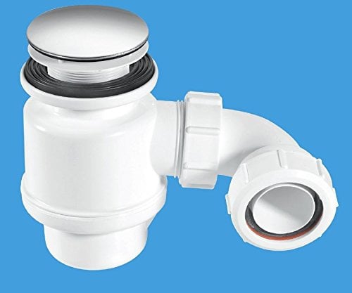 Standard Shower Trap with 70mm Stainless Steel Mushroom - STW4M