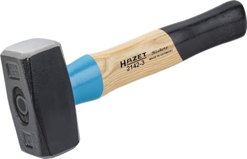 Hazet Fäustel (Stahl-Stielschutzhülse Bluguard, Hickoryholz, 1500 g, Länge: 280 mm) 2142-3
