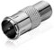 adaptare 60516 - Sat-Adapter (F-Quick-Stecker auf F-Buchse), vernickelt
