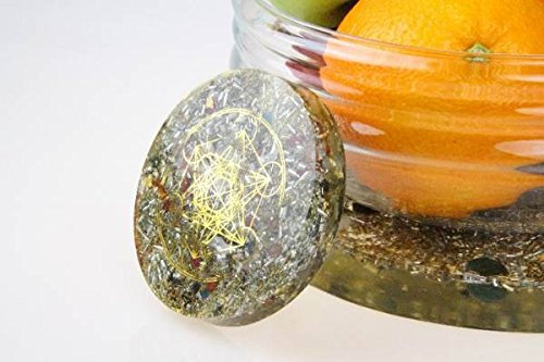 1 Stück Orpanit® Orgonit Untersetzer Metatron I Orgonit I Schutz gegen EMF, 5G, HAARP, Funkstrahlung I echte Orgonenergie für mehr Harmonie I Gesundheit I Heilsteine !