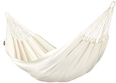 LA SIESTA - Modesta Latte - Klassische Einzel-Hängematte aus Bio-Baumwolle
