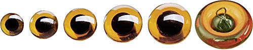 Gütermann / KnorrPrandell 2470128 - Glastieraugen braun 12mm Ø, 2 Stück/Beutel