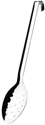 Vogue Perforated Spoon With Hook 14in 355mm Kitchen Cooking Utensils Restaurant