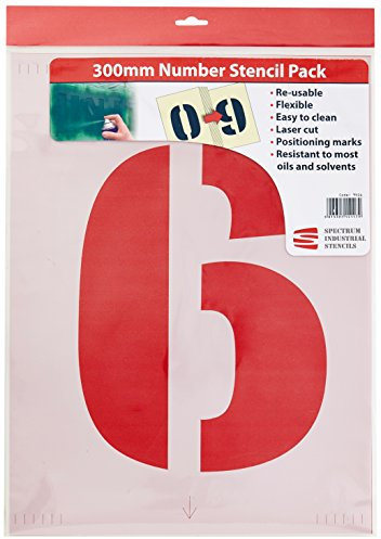 Scan 9416 300mm Number Stencil Kit