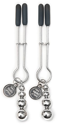 Fifty Shades of Grey Pinch verstellbare Nippelspangen mit Gewichten