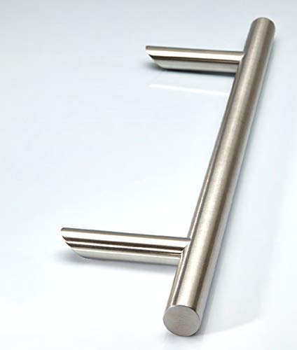 Edelstahl Haustür- Stangengriff mit schrägen Stützen Länge: 350mm