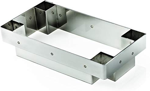 Matfer Bourgeat Mozaik Rectangular Tart Cutter, 6 1/2x3