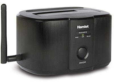 Hamlet Wi-Fi Docking Station per hard disk sata da 2,5'' o 3,5''