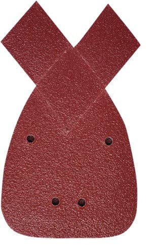 Dapetz ® Mouse Sanding Pads 10 Pcs, Palm Sander Sandpaper Mouse Sanding Sheets 120 Grits, 4 Holes Sanding Sheets Fit Black & Decker Detail Hand for Grinding and Polishing Sander