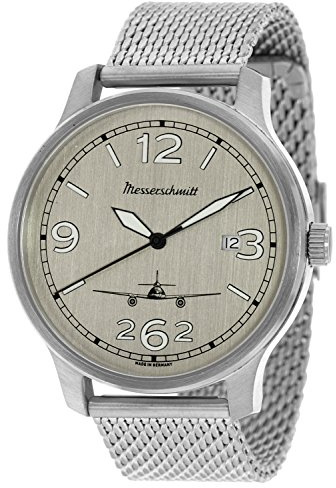 Messerschmitt Herren Flieger-Armbanduhr ME-42-ALU-M