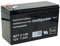 Multipower Bleiakku MP7.2-12B 12,0Volt 7.200mAh mit 6,3mm Steckanschlüssen