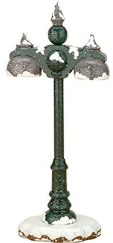 Kleine Figuren & Miniaturen Winterkinder Straßenlaterne mit Beleuchtung - 15cm - Hubrig Volkskunst