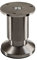 SOTECH Pied de meuble TERRA hauteur 80 mm aspect inox brossé Pied de canapé réglable en hauteur jusqu'à max. 15 mm, charge 250 kg
