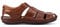 Sandales Plates en Cuir Tarifa pour Homme Color Cuero