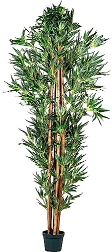 PLANTASIA Plante Artificielle Bambou Arbuste 160 cm