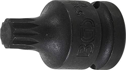 BGS 5381-M12 - Douille à embouts à choc - 12,5 mm (1/2) - denture multiple intérieure (pour XZN) M12