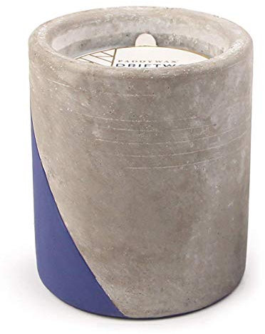 Paddywax Urban Collection Sojawachs Kerze in Beton Topf, indigo, 430 g
