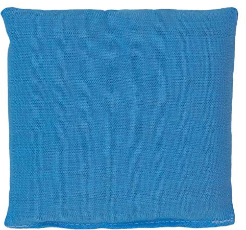 Traubenkernkissen 12x12cm hellblau - Wärmekissen & Kältekissen - Körnerkissen
