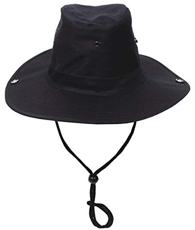 MFH Rangerhut mit Druckknöpfen (Schwarz/S)