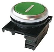 Eaton 216512 Drucktaster, 1 Schließer, Flach, grün, Frontbefestigung